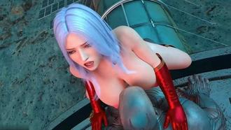  3D复仇者联萌---灭霸与神奇女侠 